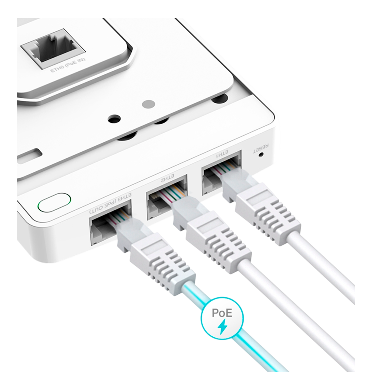 TP-Link Omada EAP615-Wall (BOX) / AX1800 Настенная гигабитная точка доступа WiFi 6