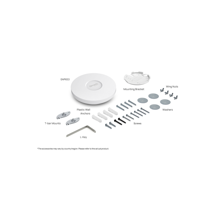 9 TP-Link Omada EAP653 (OEM) / AX3000 Беспроводная гигабитная потолочная точка доступа Wi-Fi 6