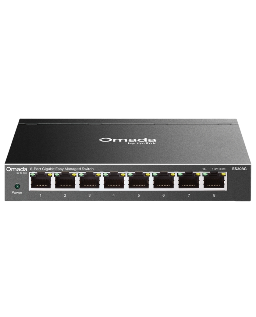 TP-Link Omada ES208G / Коммутатор 8-портовый гигабитный Easy Managed