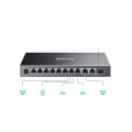 TP-Link Omada ES210GMP / Коммутатор 10-портовый гигабитный Easy Managed с 8 портами PoE+