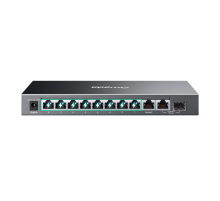 TP-Link Omada ES210GMP / Коммутатор 10-портовый гигабитный Easy Managed с 8 портами PoE+