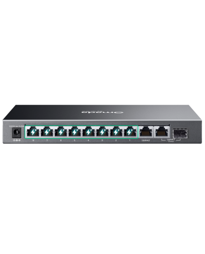 TP-Link Omada ES210GMP / Коммутатор 10-портовый гигабитный Easy Managed с 8 портами PoE+