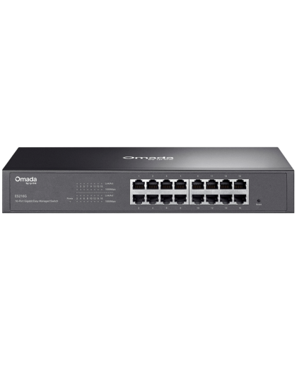 TP-Link Omada ES216G / Коммутатор 16-портовый гигабитный Easy Managed