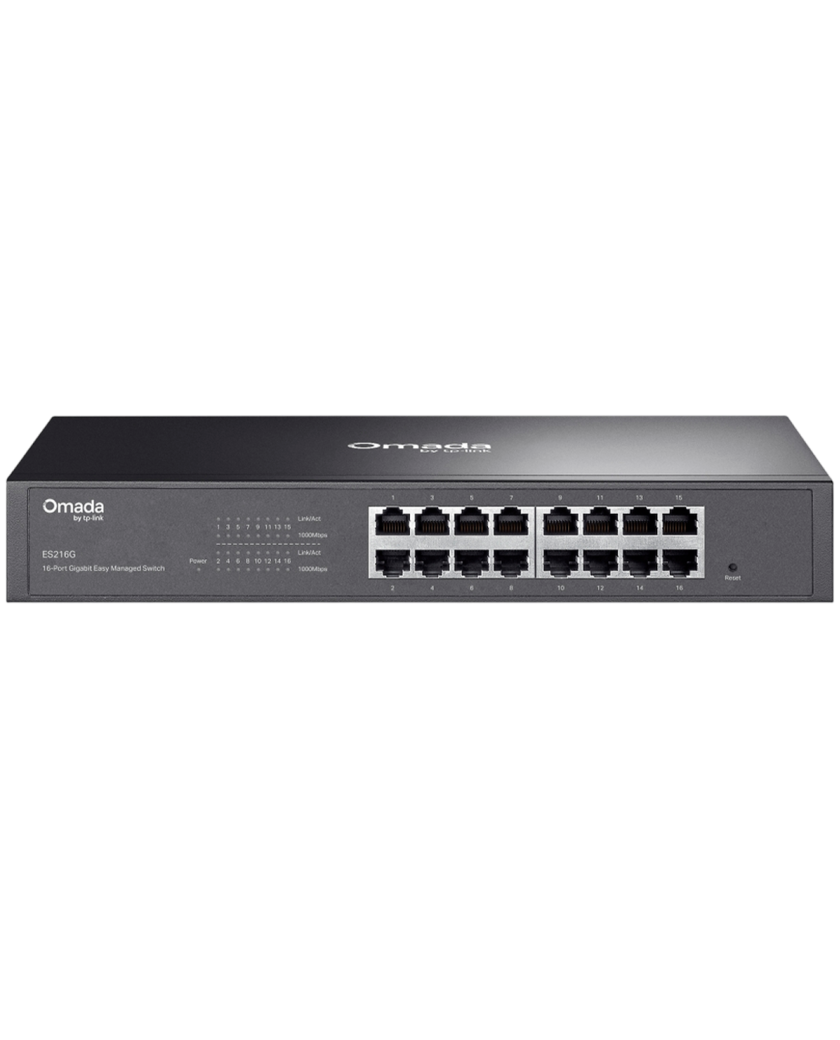 TP-Link Omada ES216G / Коммутатор 16-портовый гигабитный Easy Managed