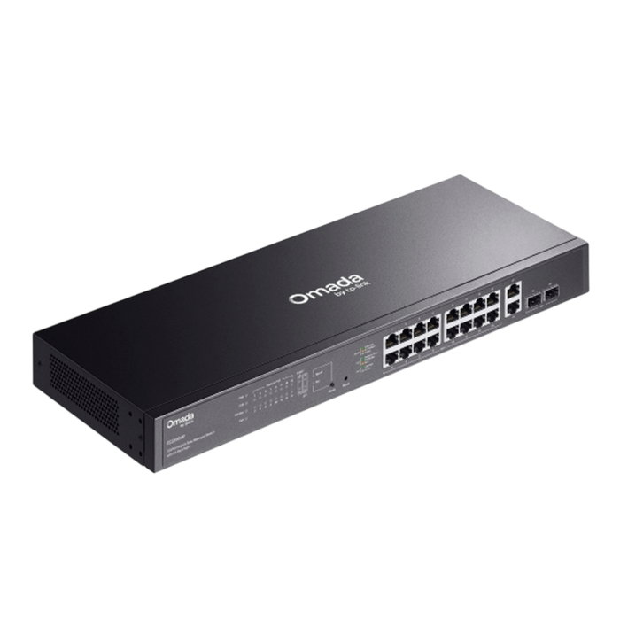TP-Link Omada ES220GMP / Коммутатор 20-портовый гигабитный Easy Managed с 16 портами PoE+