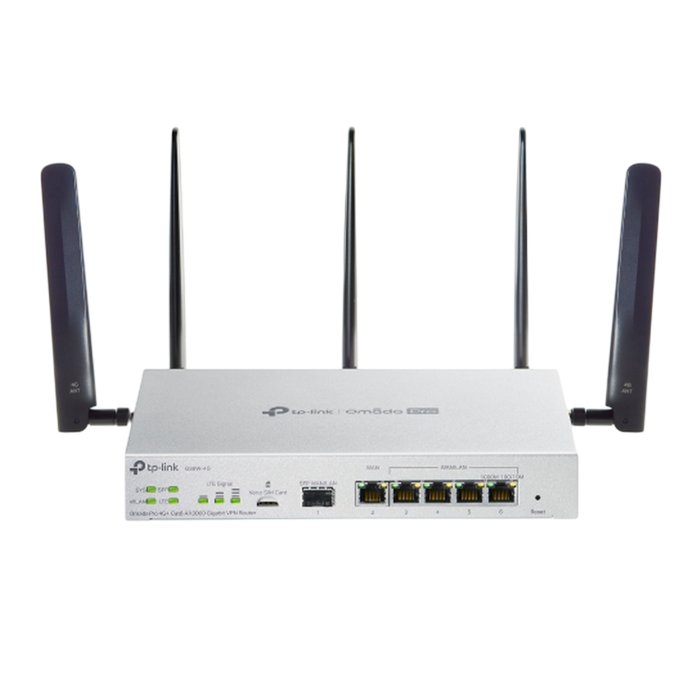 TP-Link Omada Pro G36W-4G / AX3000 Гигабитный VPN-маршрутизатор 4G+ Cat6