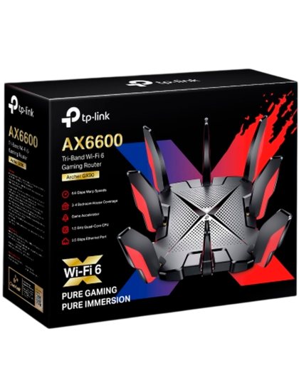 TP-Link Archer GX90 / AX6600 Беспроводной трехдиапазонный игровой маршрутизатор Wi-Fi 6