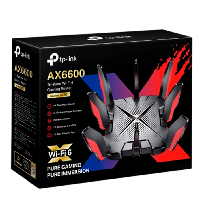 TP-Link Archer GX90 / AX6600 Беспроводной трехдиапазонный игровой маршрутизатор Wi-Fi 6