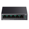 TP-Link LS105LP / Коммутатор неуправляемый 5-портовый PoE (4 порта PoE+ 10/100 Мбит/с, 1 порт 10/100 Мбит/с без РоЕ)
