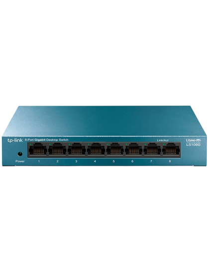TP-Link LS108G / Коммутатор неуправляемый гигабитный 8-портовый