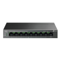 TP-Link LS109P / Коммутатор неуправляемый 9-портовый PoE (8 портов PoE+ 10/100 Мбит/с, 1 порт 10/100 Мбит/с без РоЕ)