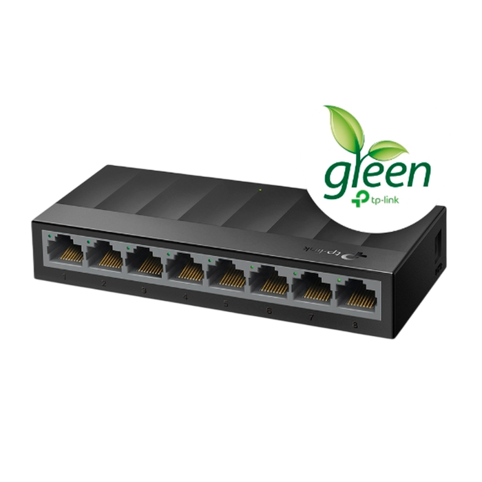 TP-Link LS1008G / Коммутатор неуправляемый  с 8 гигабитными портами