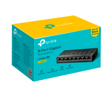 TP-Link LS1008G / Коммутатор неуправляемый  с 8 гигабитными портами