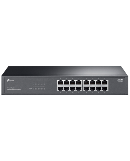 TP-Link LS1016G / Коммутатор 16-портовый гигабитный для настольного/стоечного монтажа