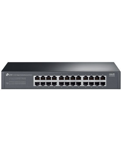 TP-Link LS1024G / Коммутатор неуправляемый 24-портовый гигабитный для настольного/стоечного монтажа