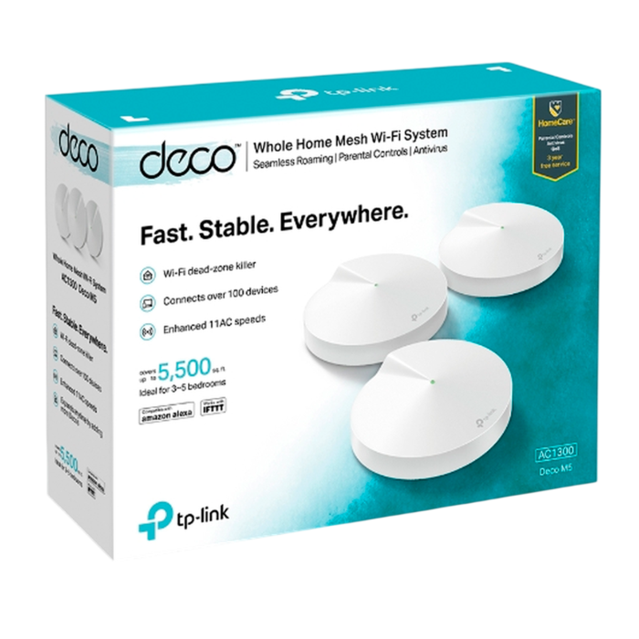 TP-Link Deco M5 (3-Pack) / AC1300 Mesh-система Wi-Fi 5