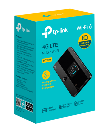 TP-Link M7350 / Мобильный LTE-Advanced маршрутизатор со скоростью 150 Мбит/с 