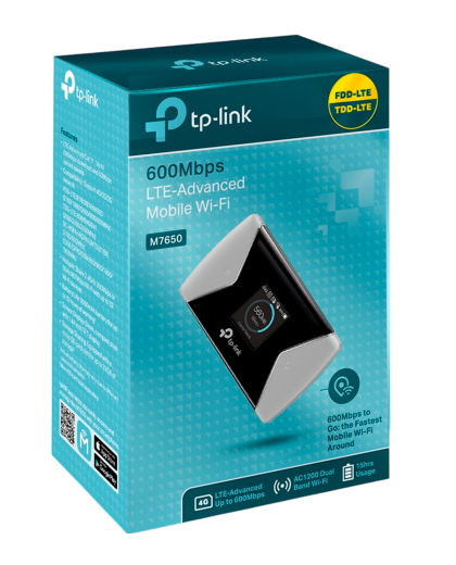 TP-Link M7650 / Мобильный Wi-Fi LTE Advanced со скоростью 600 Мбит/с