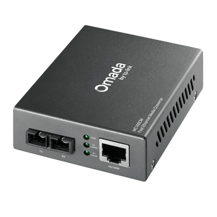 TP-Link Omada MC100CM / Многорежимный медиаконвертер 10/100 Мбит/с