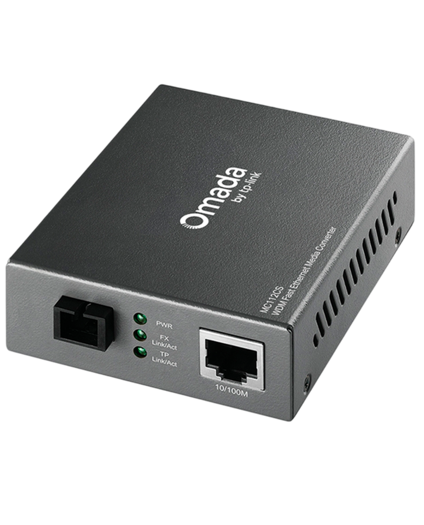 TP-Link Omada MC112CS / Медиаконвертер WDM 10/100 Мбит/с