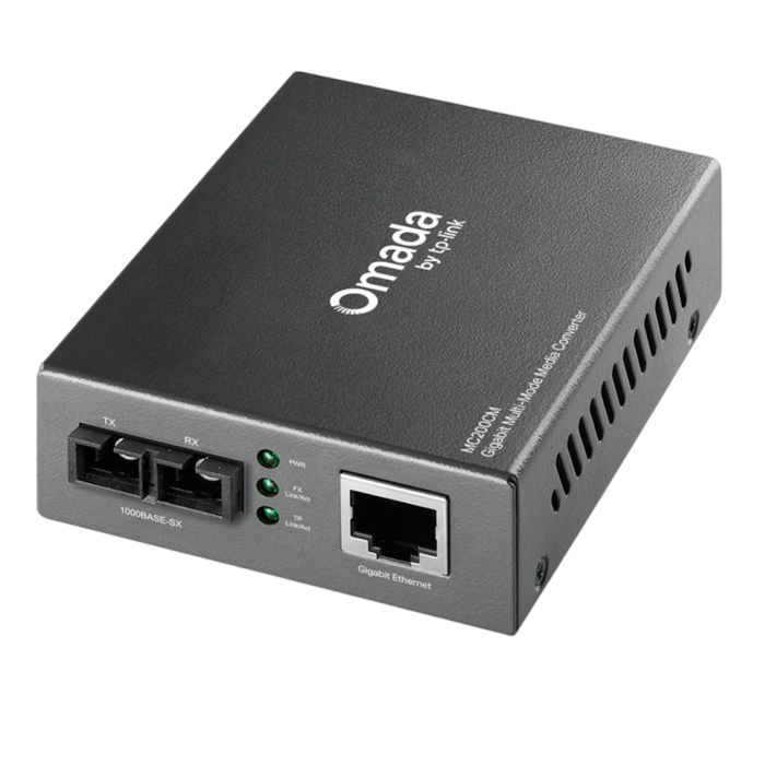 TP-Link Omada MC200CM / Гигабитный многорежимный медиаконвертер