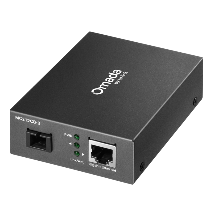 TP-Link Omada MC212CS-2 / Гигабитный медиаконвертер WDM