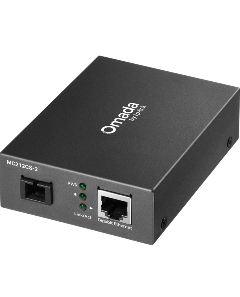 TP-Link Omada MC212CS-2 / Гигабитный медиаконвертер WDM