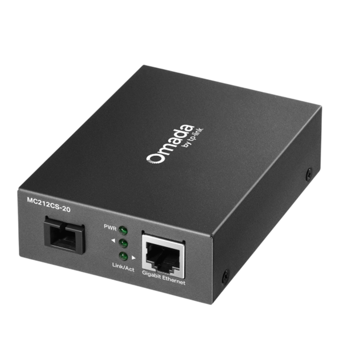 TP-Link Omada MC212CS-20 / Гигабитный медиаконвертер WDM