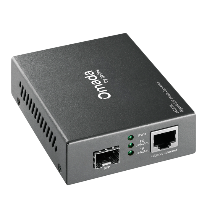 TP-Link Omada MC220L / Гигабитный медиаконвертер SFP