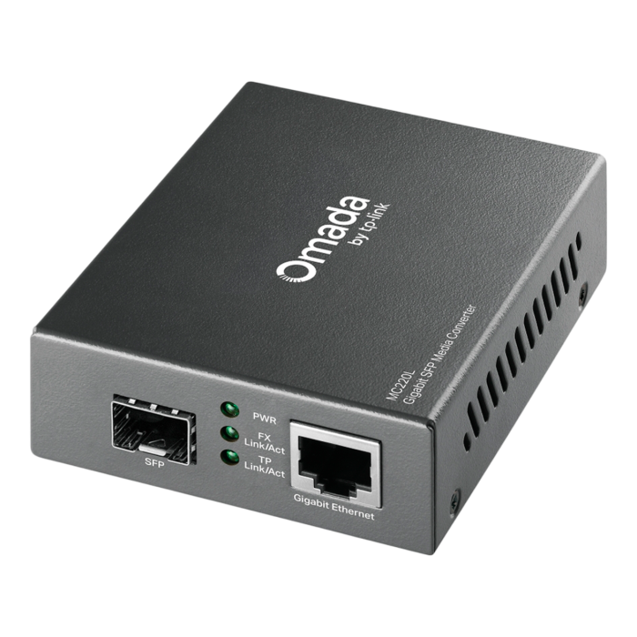 TP-Link Omada MC220L / Гигабитный медиаконвертер SFP