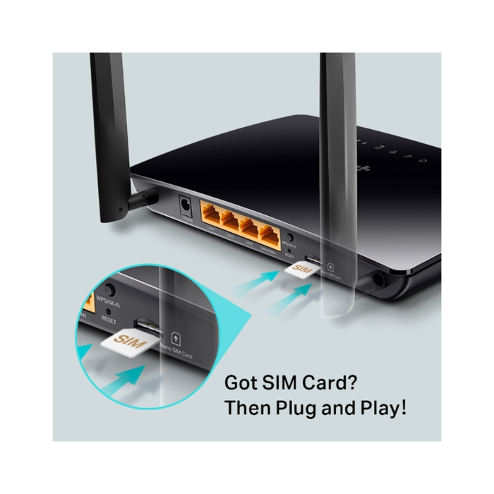 TP-Link Archer MR202 / AC750 Двухдиапазонный беспроводной 4G LTE маршрутизатор