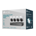 TP-Link VIGI NK4P-T4425-2T / Комплект 4MP Full-Color турельная IPC & 4 канальный PoE+ NVR