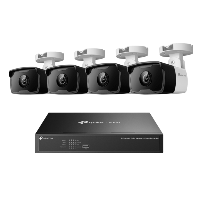 TP-Link VIGI NK8P-B434I / Комплект 3MP Bullet IPC и 8-канального PoE+ NVR