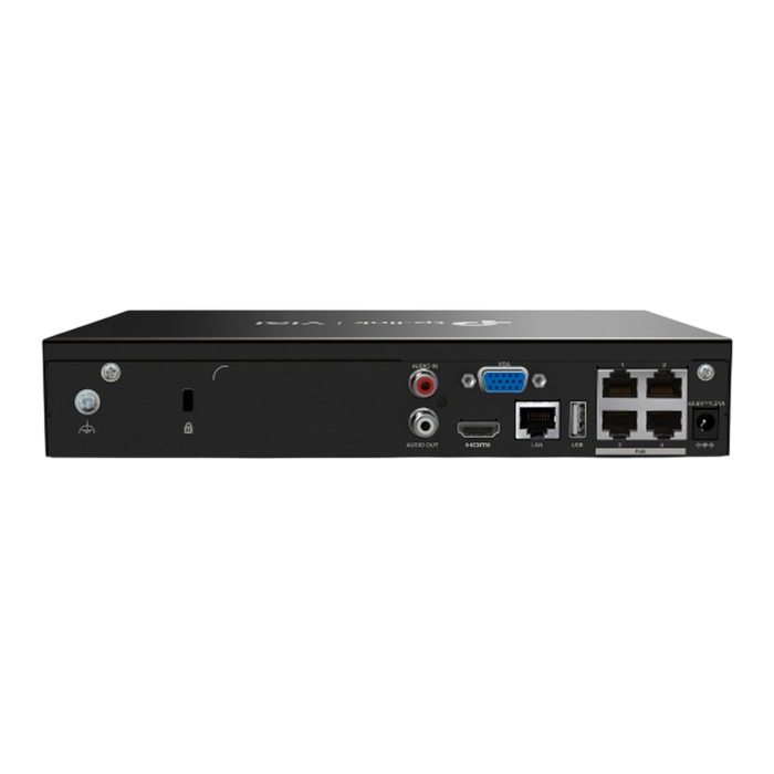 TP-Link VIGI NVR1004H-4P-2TB / 4-канальный сетевой видеорегистратор с поддержкой PoE+