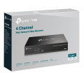 TP-Link VIGI NVR1004H-4P-2TB / 4-канальный сетевой видеорегистратор с поддержкой PoE+