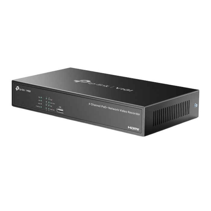 TP-Link VIGI NVR1004H-4P-2TB / 4-канальный сетевой видеорегистратор с поддержкой PoE+