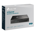 TP-Link VIGI NVR1004H-4P / 4-канальный сетевой видеорегистратор с поддержкой PoE+