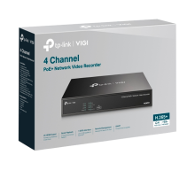 TP-Link VIGI NVR1004H-4P / 4-канальный сетевой видеорегистратор с поддержкой PoE+