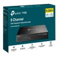 TP-Link VIGI NVR1008H-8MP / 8-канальный сетевой видеорегистратор с поддержкой PoE+