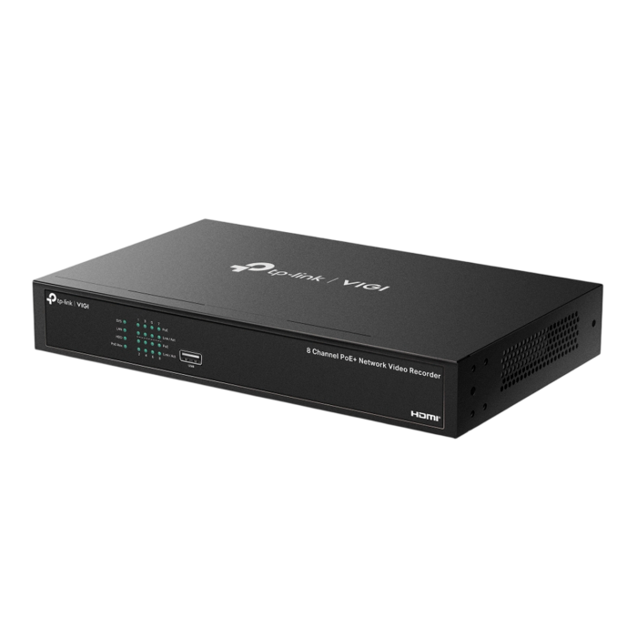TP-Link VIGI NVR1008H-8MP / 8-канальный сетевой видеорегистратор с поддержкой PoE+