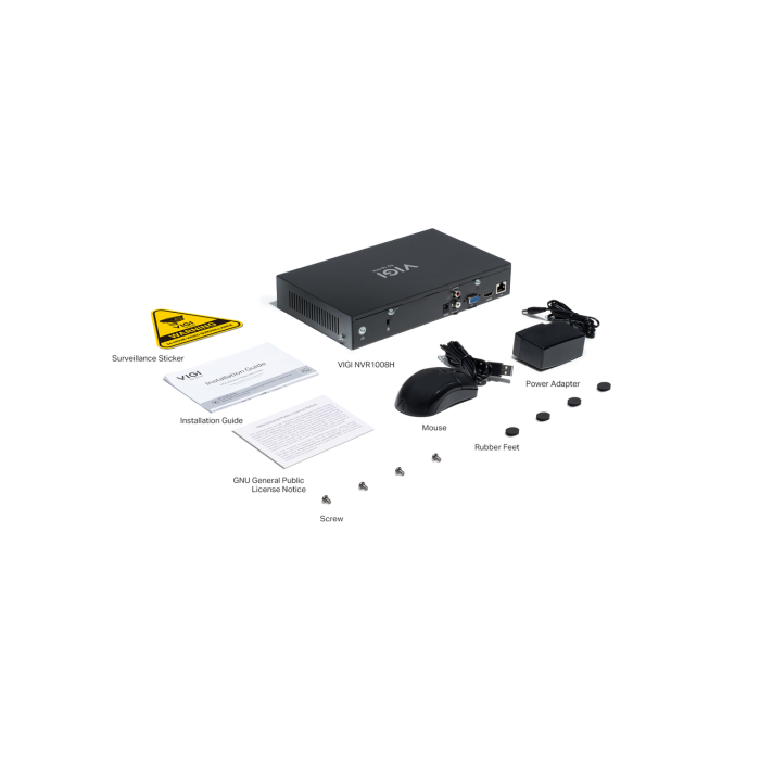 TP-Link VIGI NVR1008H / 8-канальный сетевой видеорегистратор