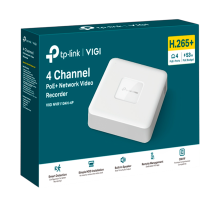TP-Link VIGI NVR1104H-4P / 4-канальный сетевой видеорегистратор с поддержкой PoE+