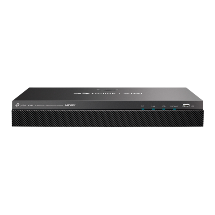 TP-Link VIGI NVR2008H-8MP-2TB / 8-канальный сетевой видеорегистратор с поддержкой PoE+