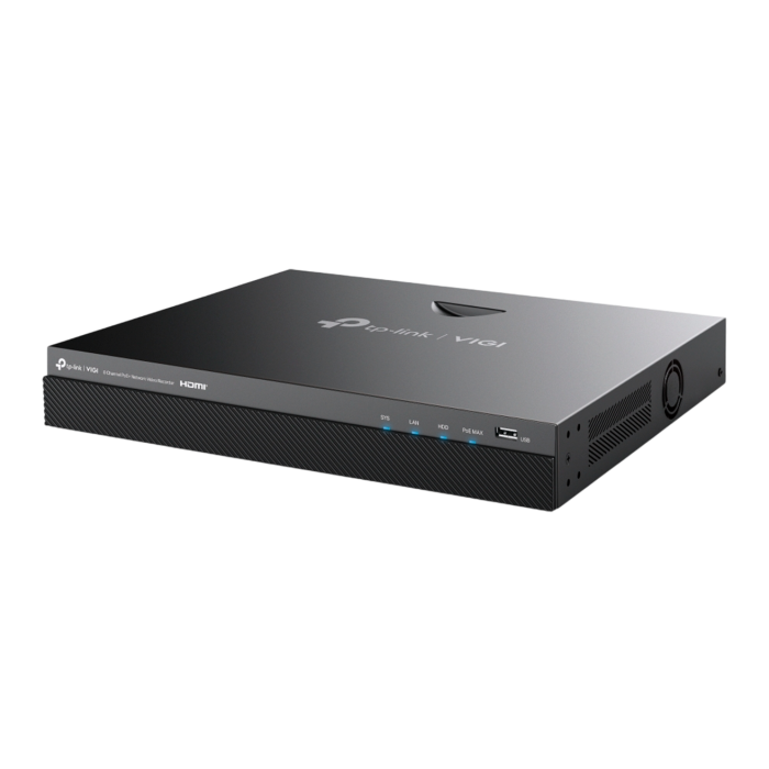 TP-Link VIGI NVR2008H-8MP / 8-канальный сетевой видеорегистратор с поддержкой PoE+