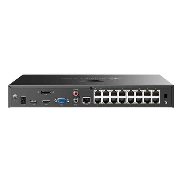 TP-Link VIGI NVR2016H-16MP / 16-канальный сетевой видеорегистратор с поддержкой PoE+