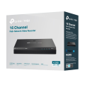 TP-Link VIGI NVR2016H-16MP / 16-канальный сетевой видеорегистратор с поддержкой PoE+
