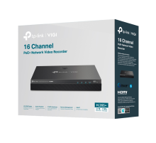 TP-Link VIGI NVR2016H-16MP / 16-канальный сетевой видеорегистратор с поддержкой PoE+