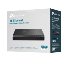TP-Link VIGI NVR2016H-16P / 16-канальный сетевой видеорегистратор с поддержкой PoE+