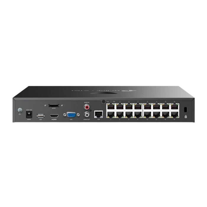 TP-Link VIGI NVR2016H-16P / 16-канальный сетевой видеорегистратор с поддержкой PoE+