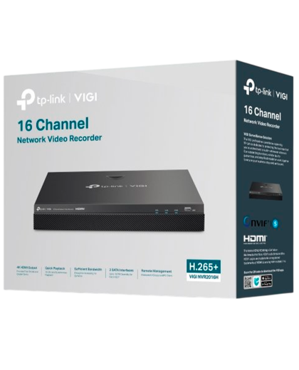 TP-Link VIGI NVR2016H / 16‑канальный сетевой видеорегистратор
